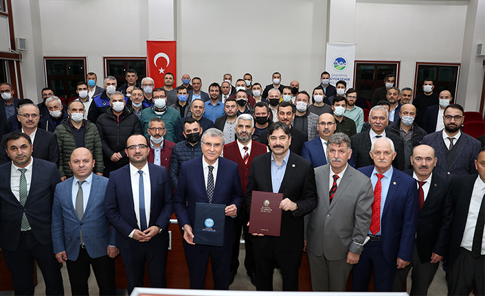 Büyükşehir ve SASKİ’de sözleşme sevinci — haber görseli