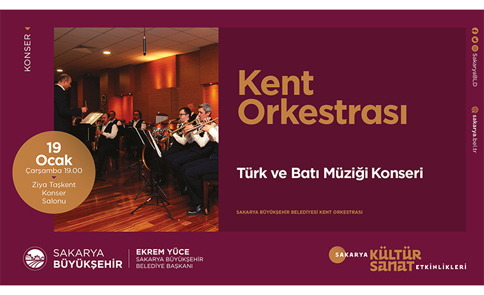 Kent Orkestrası Ziya Taşkent’te sahne alacak — haber görseli