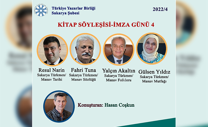 TYB Sakarya’dan 'Dört Yazar Dört Kitap' Söyleşisi  — haber görseli