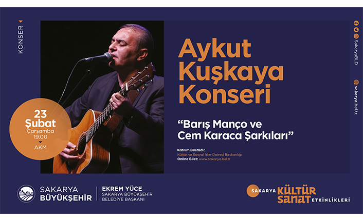 Aykut Kuşkaya AKM’de sahne alacak — haber görseli
