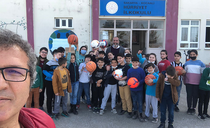 Kocaali Sivil Toplum Platformundan okullara spor gereçleri desteği — haber görseli