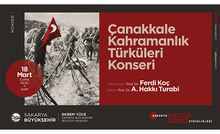 Büyükşehir Belediyesi, Çanakkale Zaferi’ni kahramanlık türküleriyle hatırlayacak — haber görseli