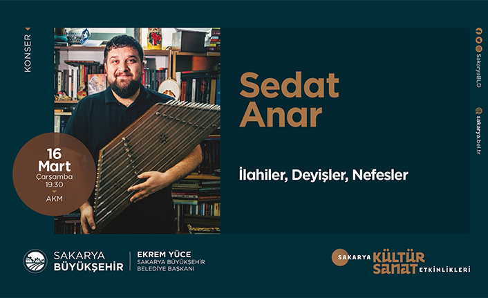 Kültür sanat etkinlikleri Sedat Anar konseriyle devam edecek — haber görseli
