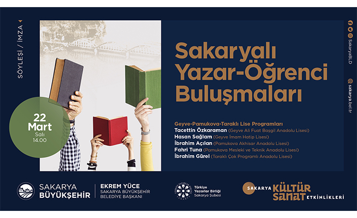 Yazar-öğrenci buluşmaları Pamukova, Geyve ve Taraklı’da — haber görseli