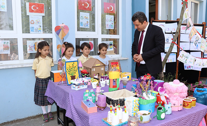 Arifiye Neviye İlkokulunda Sıfır Atık Zanaat Sergisi Açıldı — haber görseli