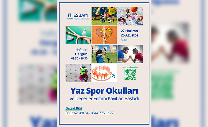 SUBÜ yaz spor okulları için kayıtlar başladı — haber görseli