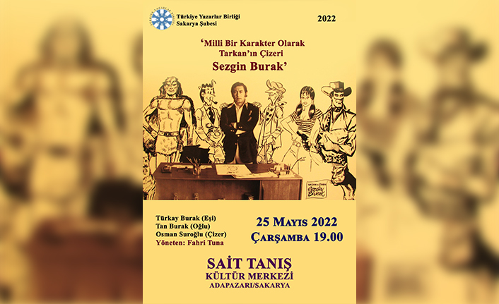 TYB Sakarya'dan Tarkan'ın Çizeri Sezgin Burak'a Anma Programı  — haber görseli