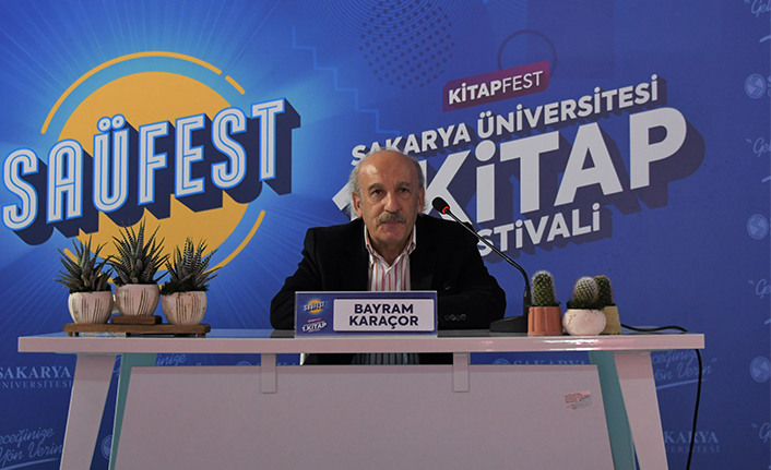Yazar Bayram Karaçor SAÜFEST'teydi — haber görseli