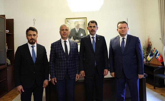 Bakan Kurum ile görüştüler  — haber görseli