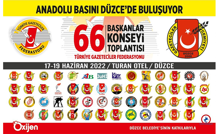 Türkiye Gazeteciler Federasyonu Düzce’de toplanıyor — haber görseli