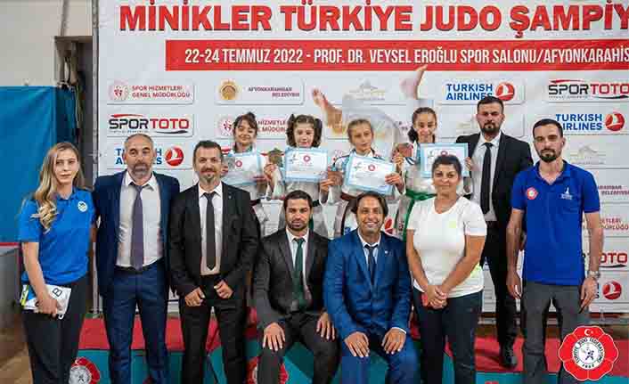 Minik judocular kürsüyü boş bırakmadı — haber görseli