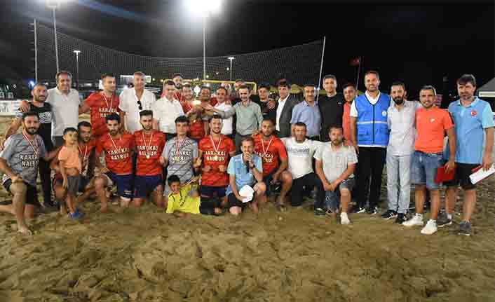 Plaj Futbolunda Kupa Namazgahspor’un — haber görseli