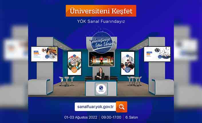SAÜ Üniversitesi Keşfet YÖK Sanal Fuarında — haber görseli