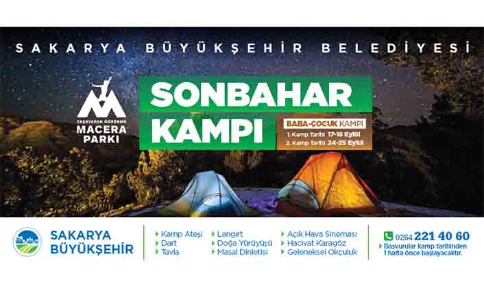 “Baba-Çocuk” kampı sonbaharın eşsiz büyüsüyle buluşacak — haber görseli