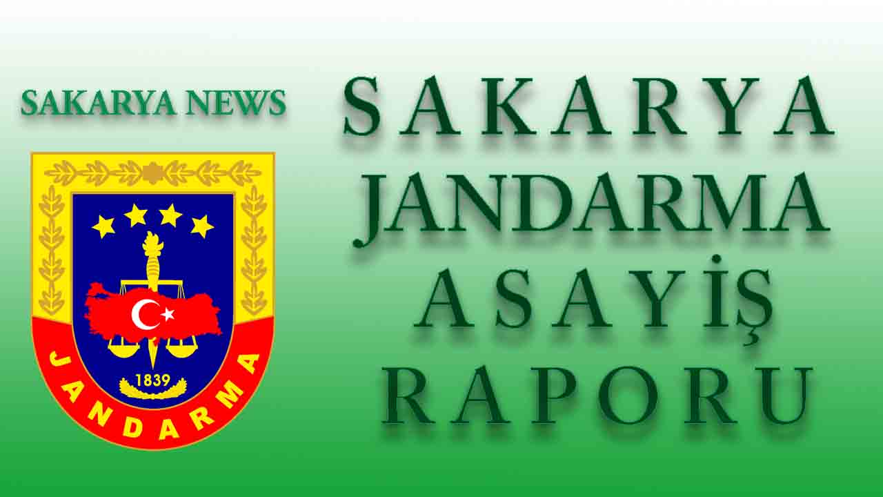 21 Aralık 2021 Sakarya İl Jandarma Asayiş Raporu — haber görseli