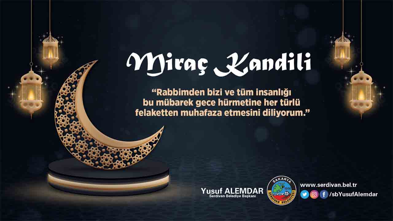 Başkan Alemdar’dan Miraç Kandili Mesajı — haber görseli