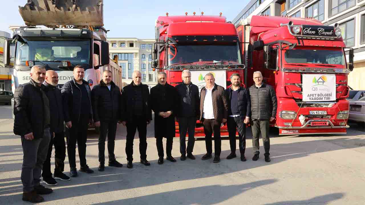 Q8 Anadolu Grup'tan 3 Tır yardım — haber görseli