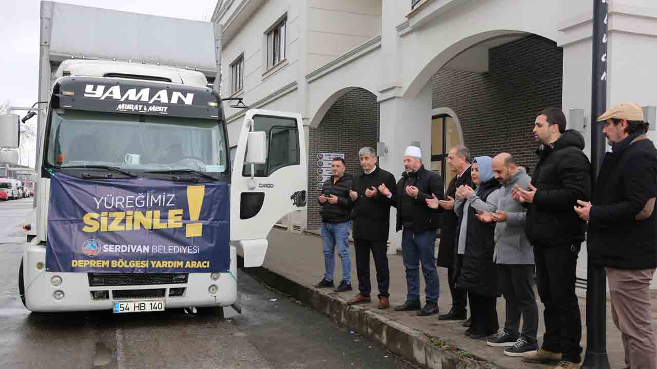 Serdivan’dan Deprem Bölgesine 23’üncü Yardım Tırı — haber görseli