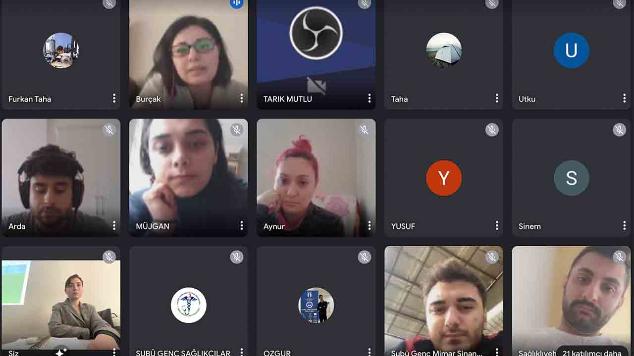 SUBÜ’nün öğrenci toplulukları online buluştu — haber görseli