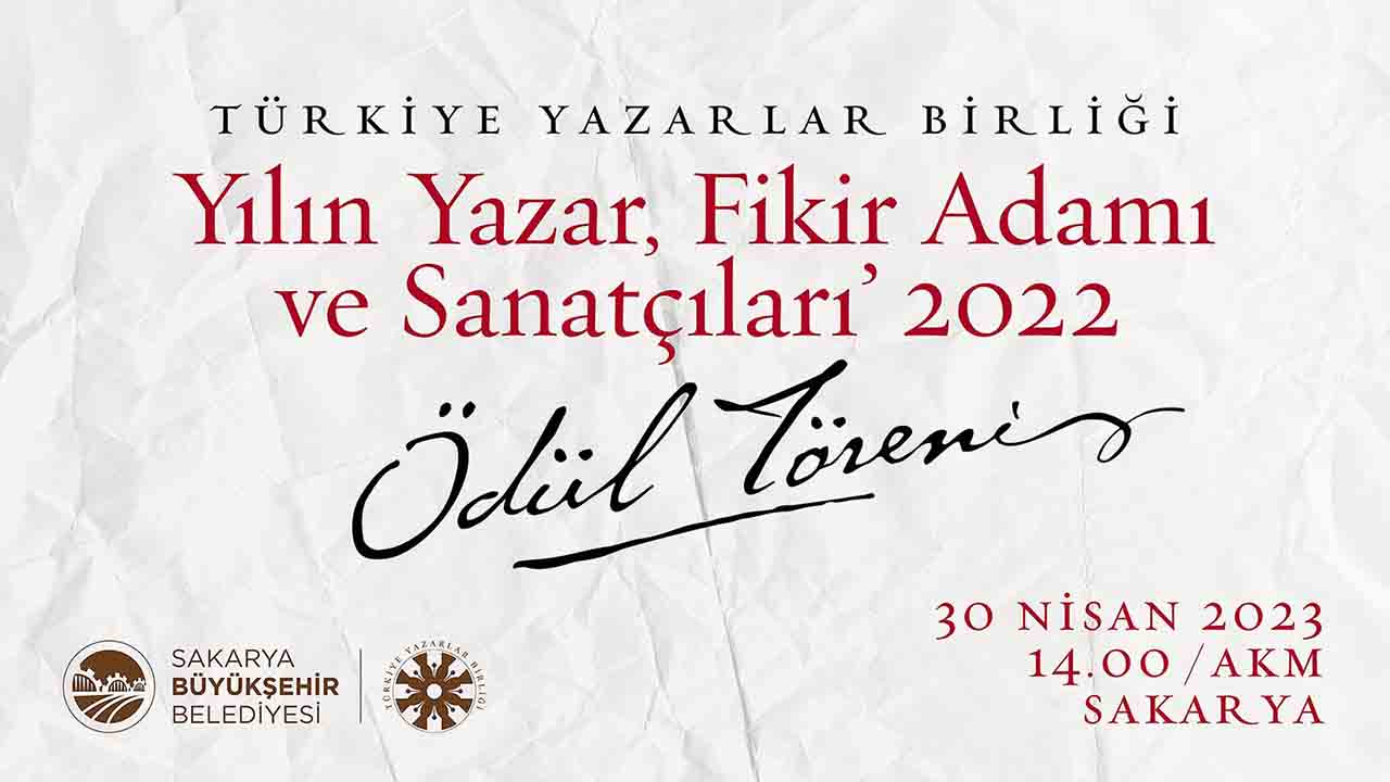 Yılın Yazar, Fikir Adamı ve Sanatçıları ödülleri Sakarya’da verilecek — haber görseli