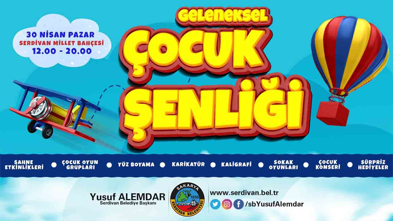 Serdivan’da Geleneksel Çocuk Şenliği Heyecanı — haber görseli