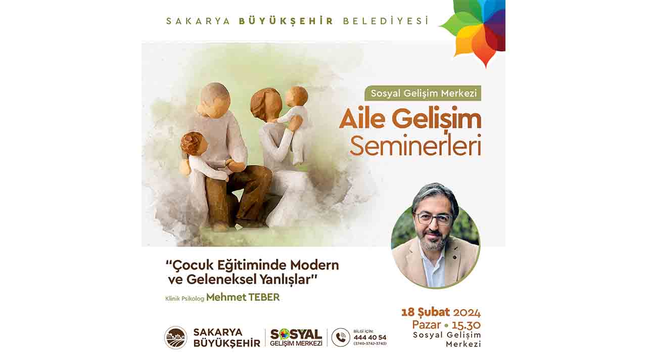Psikolog Mehmet Teber ailelere ‘doğru bilinen yanlışları’ anlatacak — haber görseli