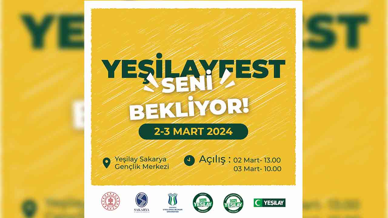 Yeşilayfest Sakarya’ da gençlerle buluşuyor! — haber görseli