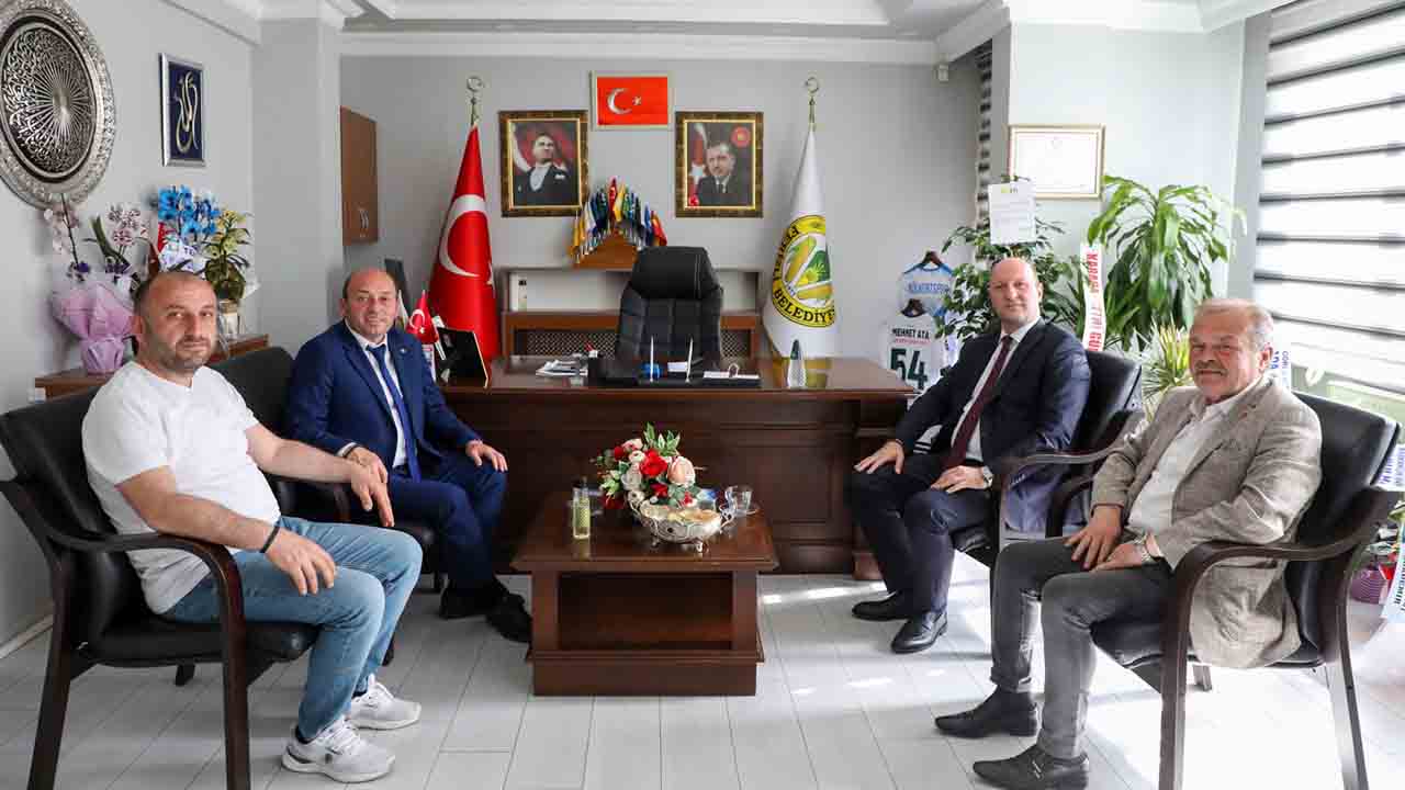 Kaymakam Hasan Balcı’dan Başkan Mehmet Ata’ya ‘Hayırlı olsun’ ziyareti — haber görseli