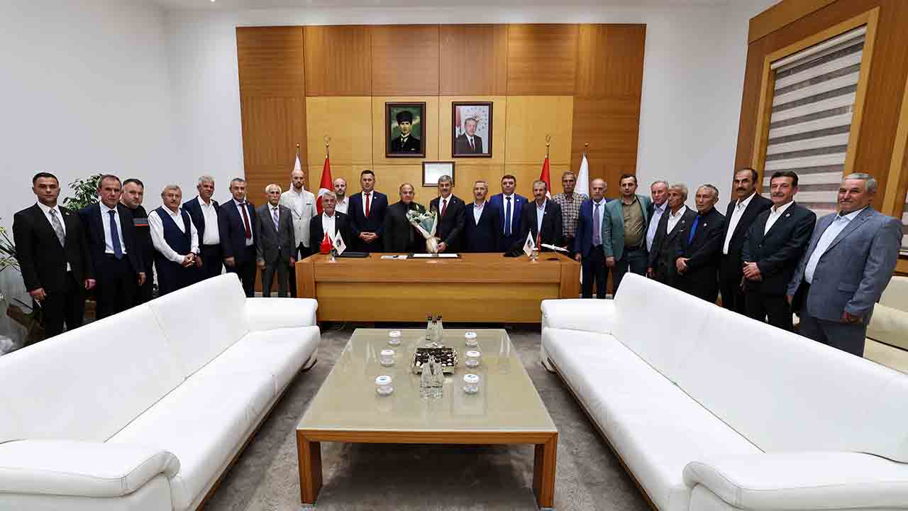Başkan Alemdar muhtarları ağırladı — haber görseli