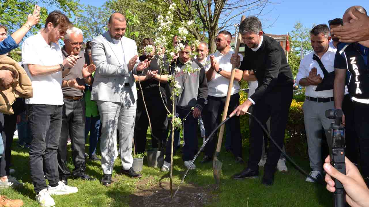 SAVİBU’dan, Sapanca Belediye Başkanı Şahin’e bin adet fidan — haber görseli
