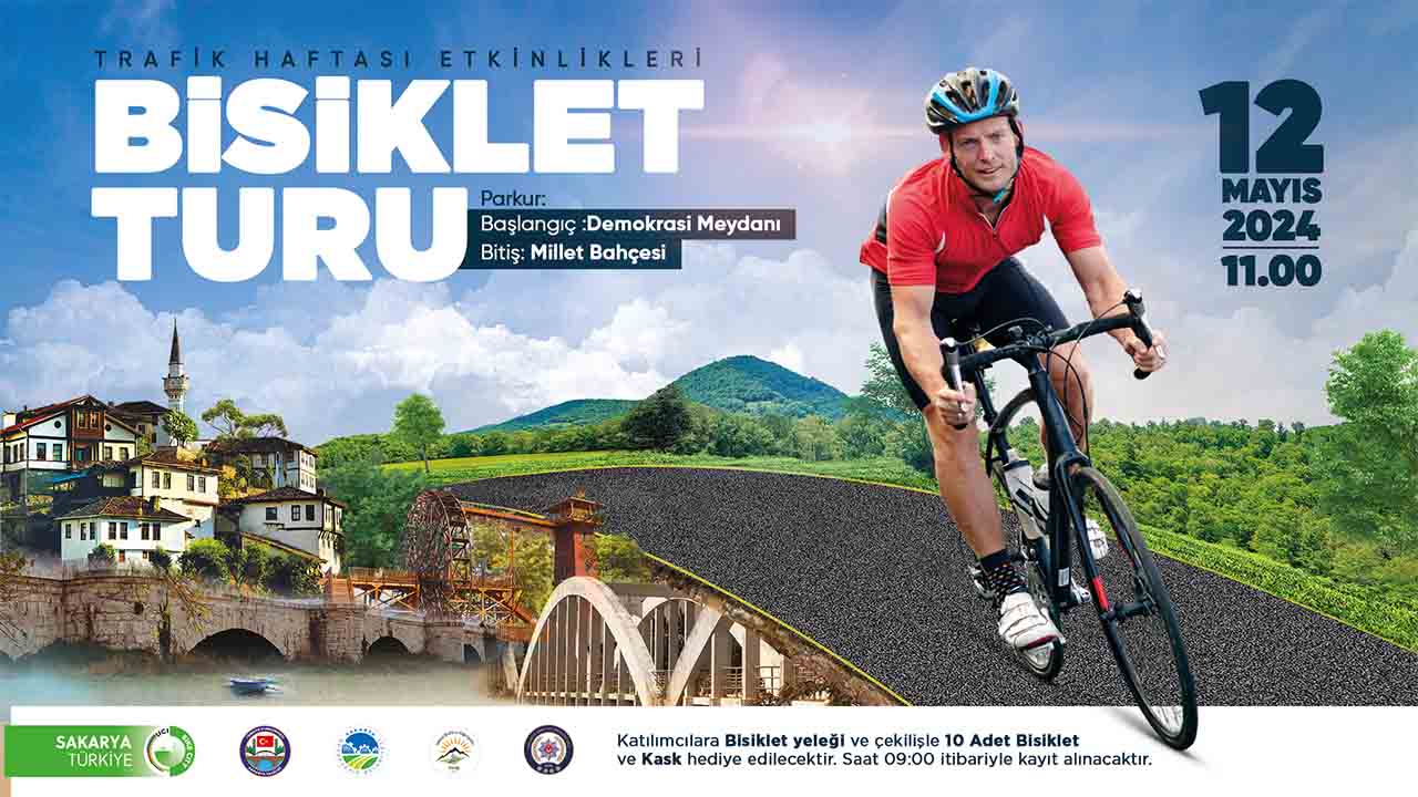 Sakarya'da pedallar güvenli bir trafik için dönecek — haber görseli