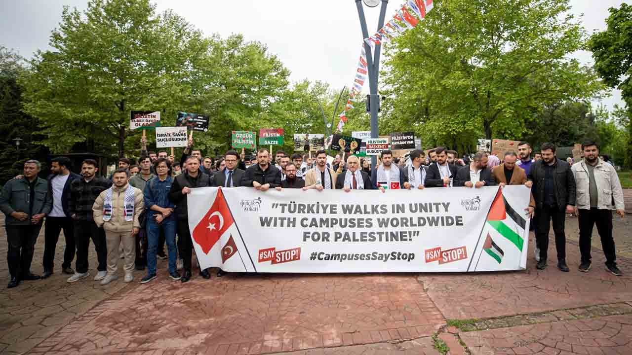 Öğrencilerimizden Gazze’ye Destek Yürüyüşü — haber görseli