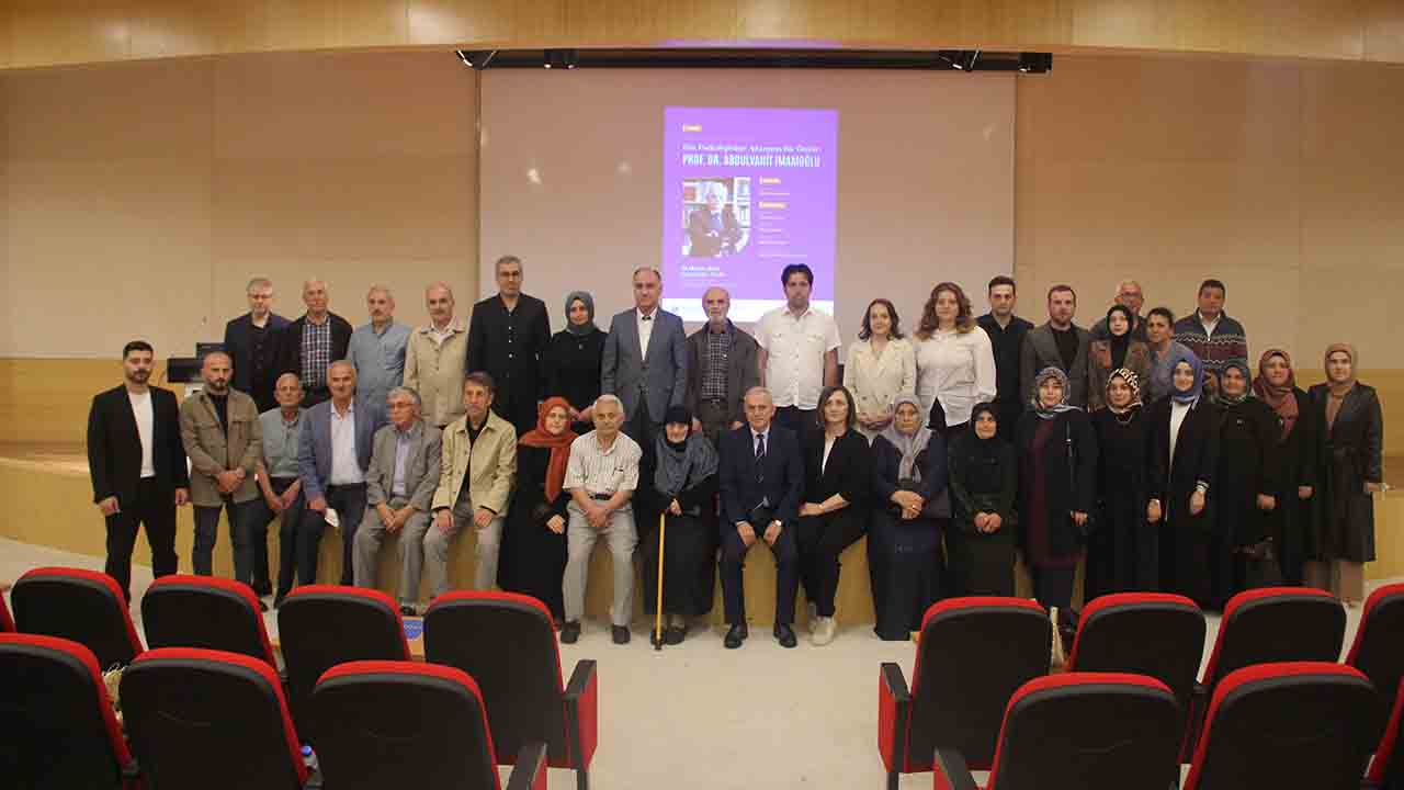 İlahiyat Fakültesinde Prof. Dr. Abdulvahit İmamoğlu anıldı — haber görseli