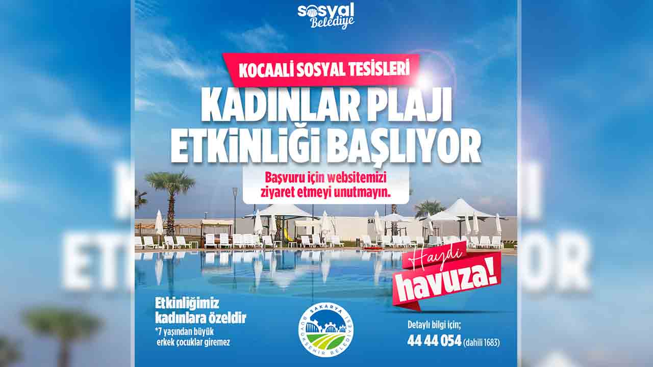 Büyükşehir’den kadınlara özel etkinlik: Kocaali Sosyal Tesisleri’nde ücretsiz misafir edilecekler — haber görseli