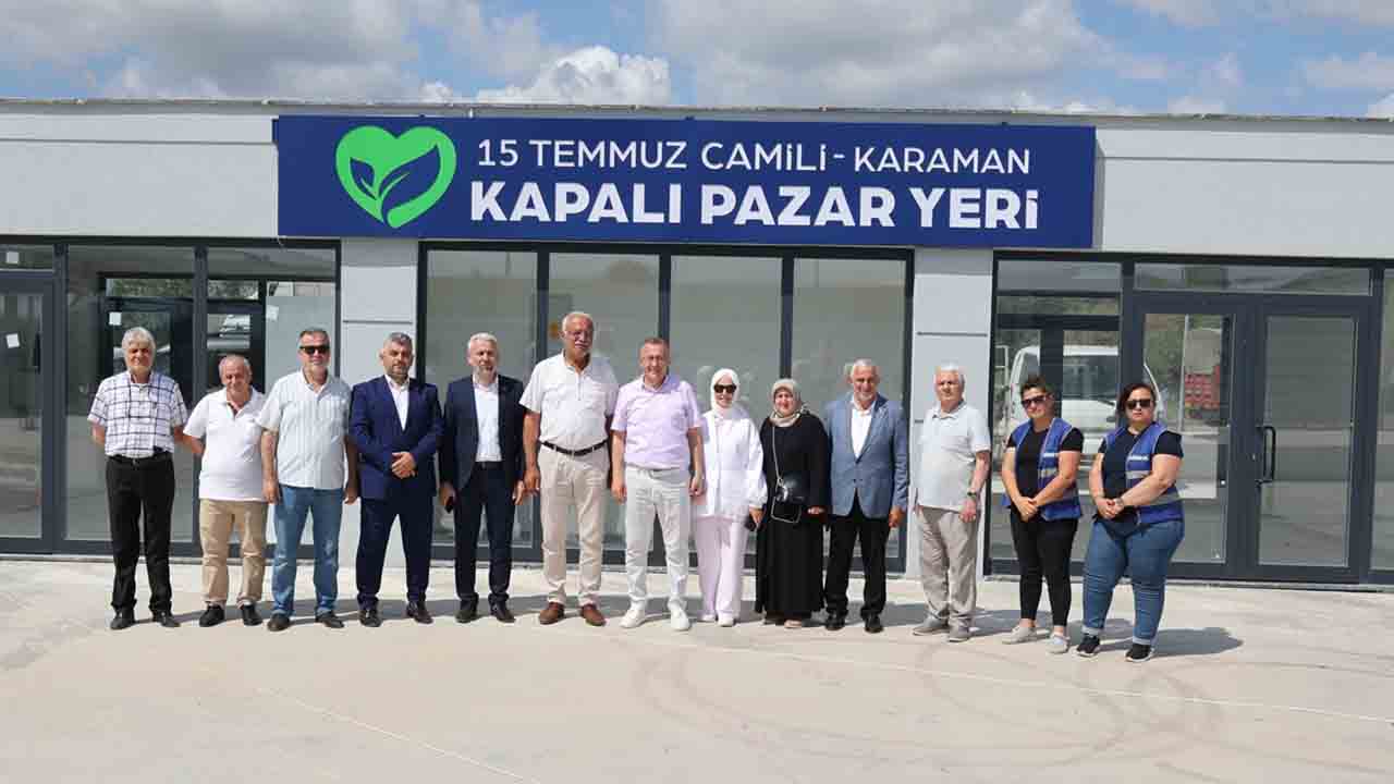 15 Temmuz Camili-Karaman Pazar Yeri ve etkinlik alanı faaliyete geçti — haber görseli