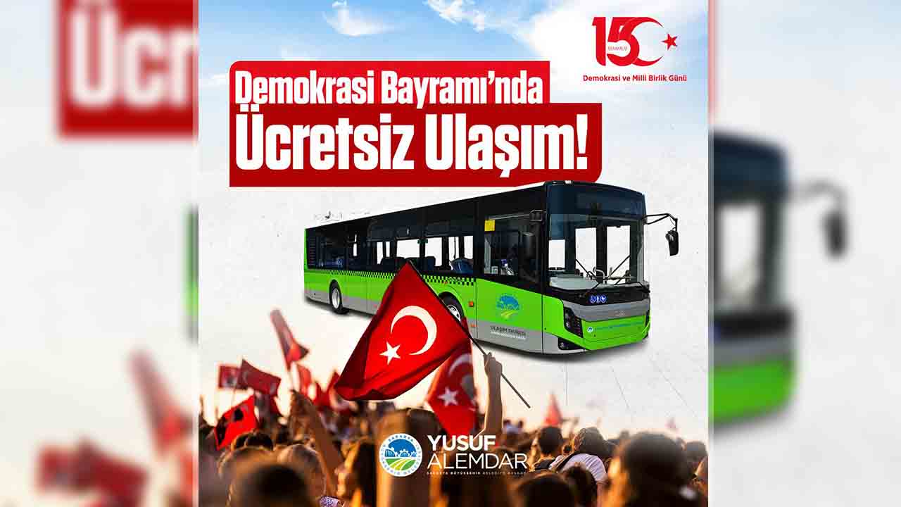 15 Temmuz’da belediye otobüsleri ücretsiz hizmet sunacak — haber görseli