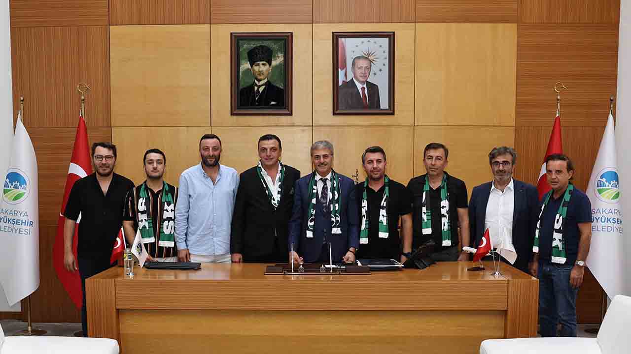 Başkan Alemdar Sakaryaspor’un yeni yönetimini ağırladı — haber görseli