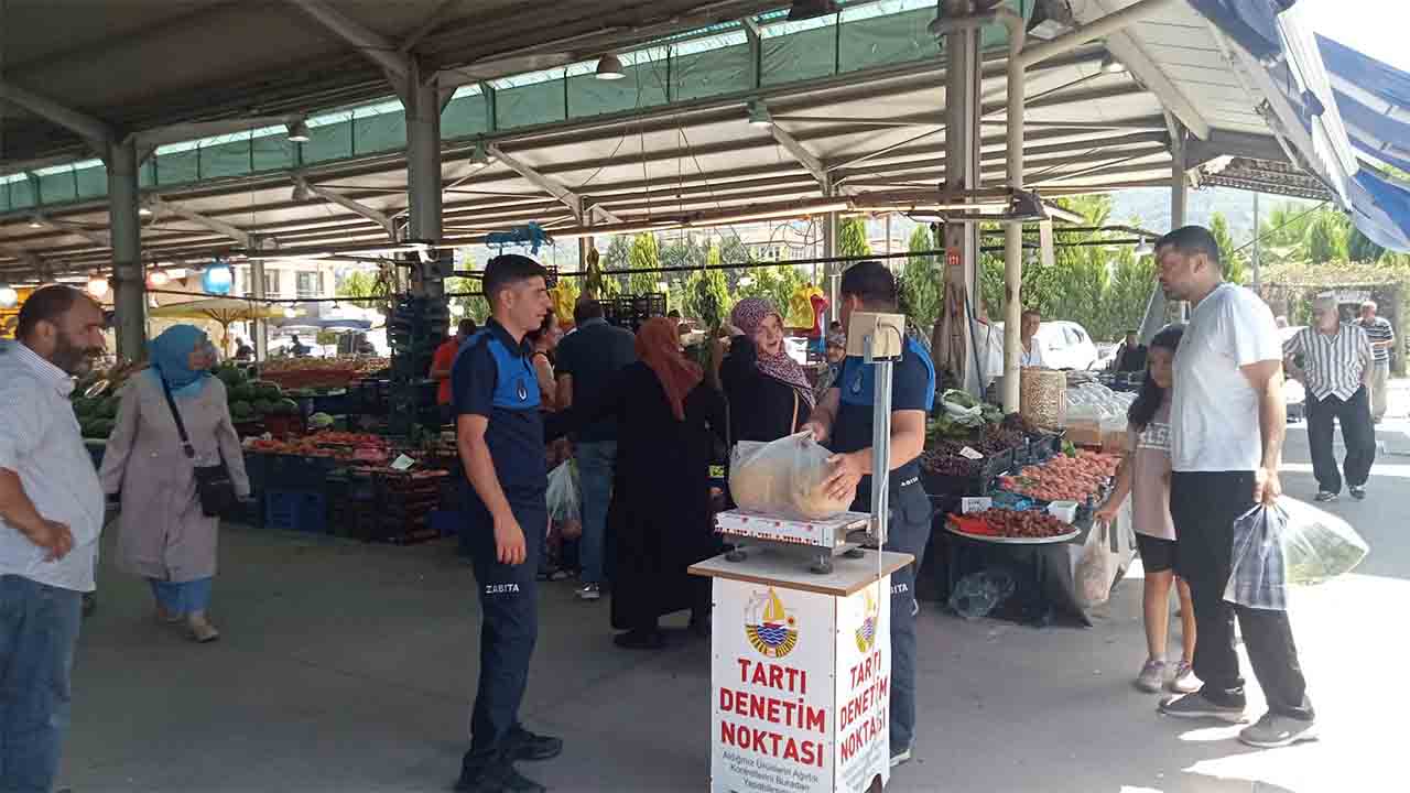Sapanca’daki Pazarlarda tartı denetim noktası kuruldu — haber görseli