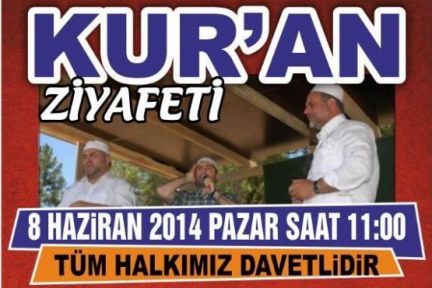 Adatepe köyünde Kur’an-ı Kerim Ziyafetine Davet — haber görseli