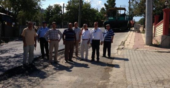 Bir haftada beş bin ton asfalt — haber görseli