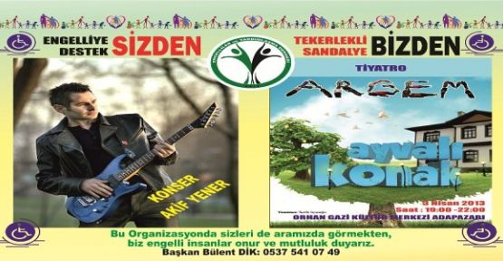“Engelliye destek sizden; Tekerlekli sandalye bizden” — haber görseli