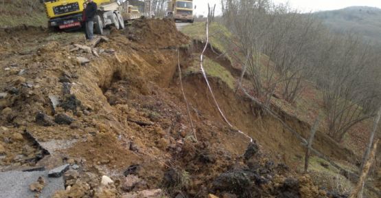 Karapelit’te yol uçtu — haber görseli